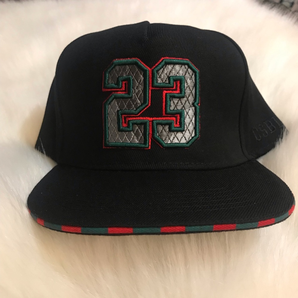 Cayler & Sons ⚜️ 23 Black, Green & Red Legend SnapBack Hat